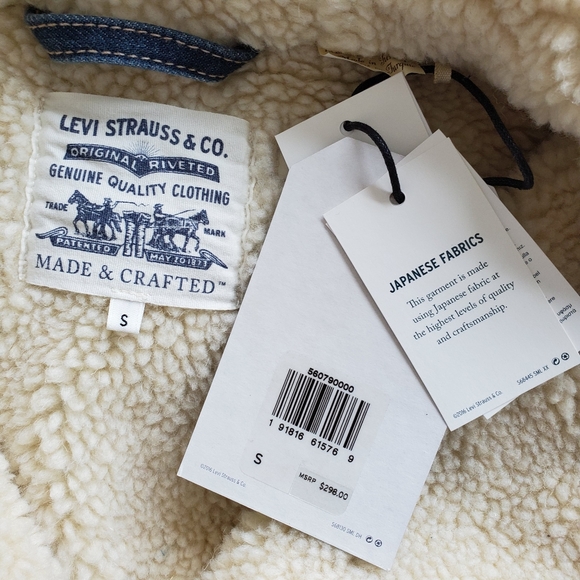 Rare Levi's Made & Crafted Sherpa Trucker Jacket - Picture 5 of 7